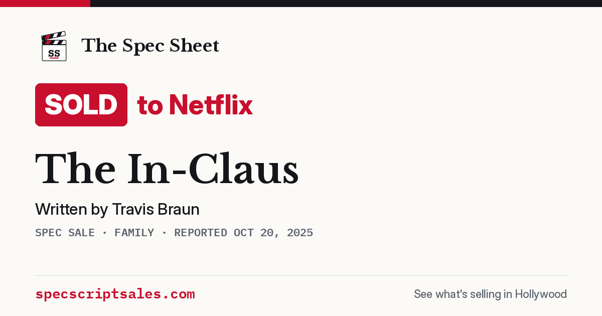 Share card: The In-Claus sold to Netflix